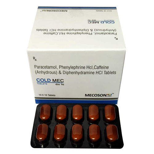 Paracetamol Phenylephrine HCI CaffeineTablets