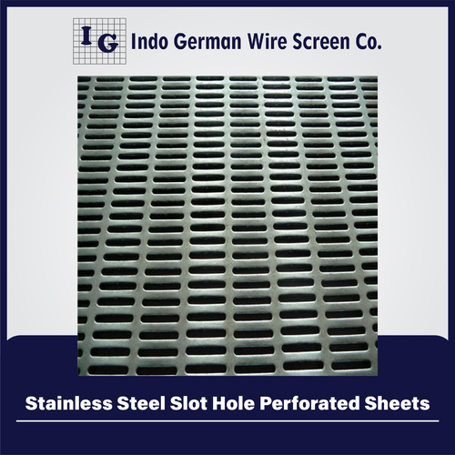 Stainless Steel Slot Hole Perforated Sheets