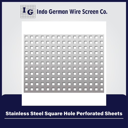 Stainless Steel Square Hole Perforated Sheets