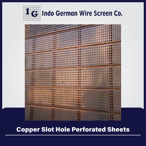 Slot Hole Perforated Sheets