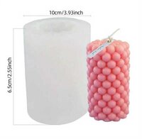 Can Shape Candle Moulds (round Stones) - High-quality Silicone, Durable & Reusable, Flexible Non-stick Surface For Crafting Resin & Soaps