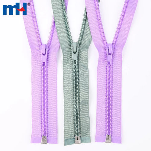 Nylon Coil Zipper No.7 Nylon Zipper Open End Sewing Zipper Wholesale