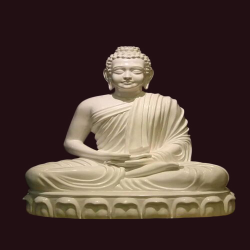 Model White Marble Budha Statue