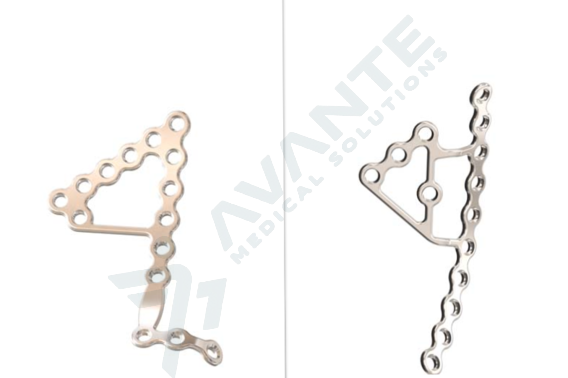 Infra Pecteneal Plate - Color: Silver
