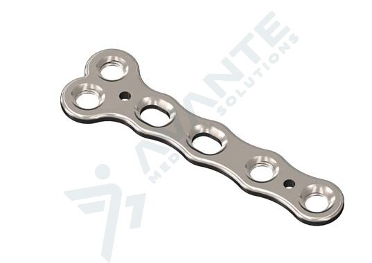 As 2.7 Mm Mt T Shaped Plate - Color: Silver