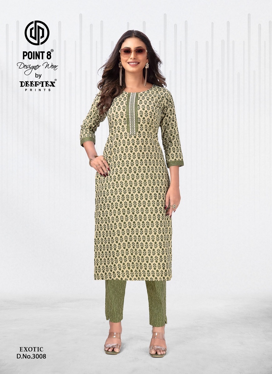 Deeptex Exotic Vol-3  Kurti With Pant