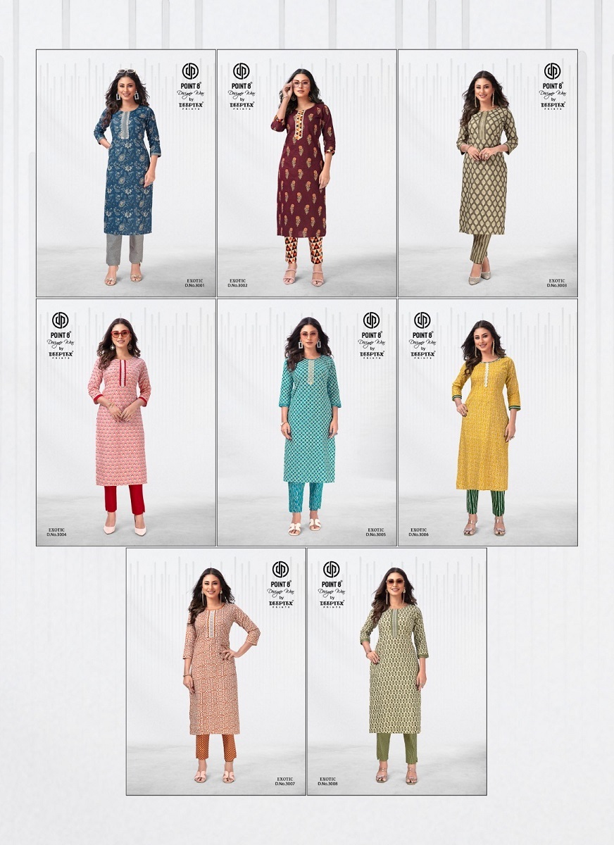 Deeptex Exotic Vol-3  Kurti With Pant