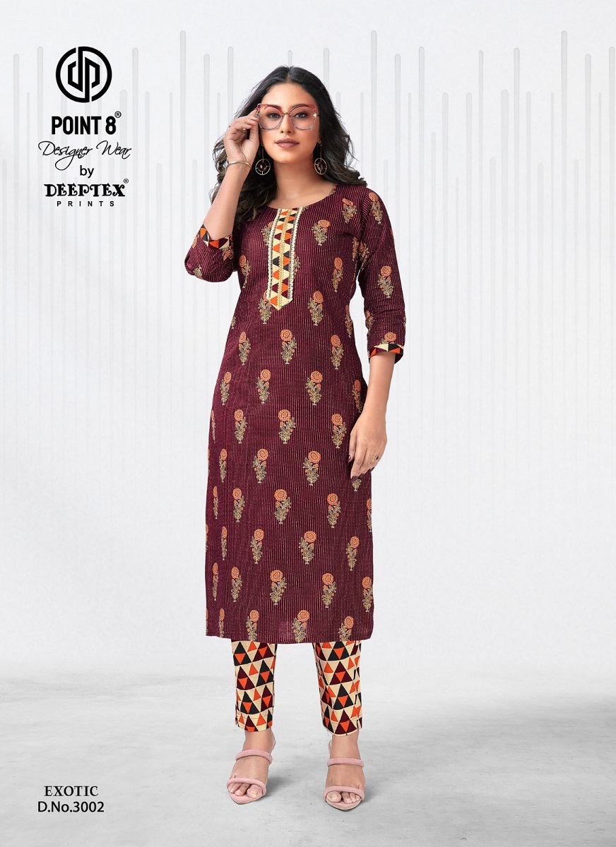 Deeptex Exotic Vol-3  Kurti With Pant