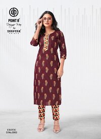 Deeptex Exotic Vol-3  Kurti With Pant