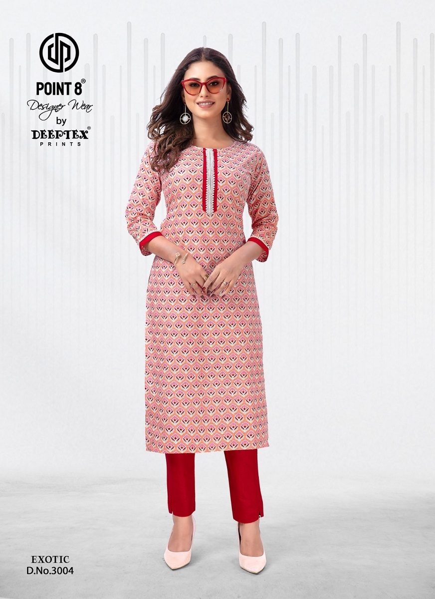 Deeptex Exotic Vol-3  Kurti With Pant