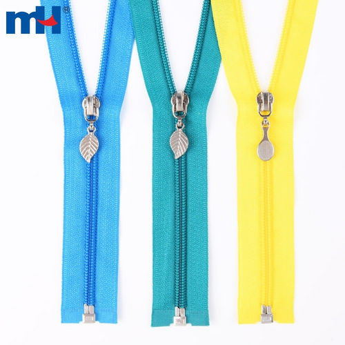 Nylon Zipper No. 5 Nylon Coil Separating Zipper Colorful Coil Zipper