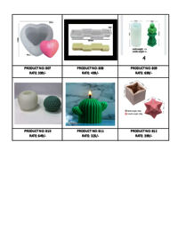 Rose Shape Candle Moulds