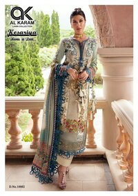 Al Karam Kesariya Vol-10 -Dress Material