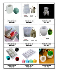 Can Shape Candle Moulds (Multicolor)