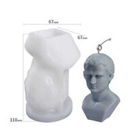 Man Shape Candle Moulds (01) - High-quality Silicone, Flexible Non-stick Surface , Ideal For Resin, Soap, Candle, And Craft Making