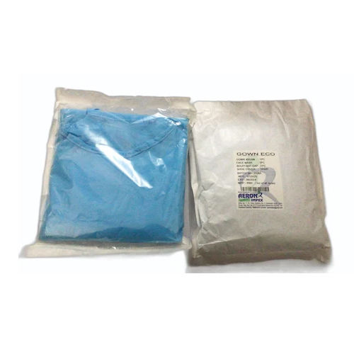 Blue Disposable Surgical Gown