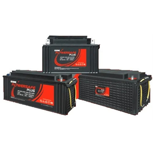 Red & Black Exide 12V 42Ah Powersafe Plus Smf Ups Battery