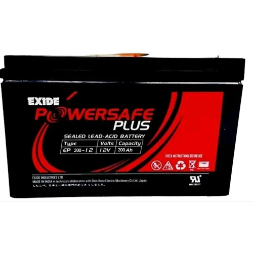 Exide 12v 200Ah Powersafe Plus SMF UPS Battery