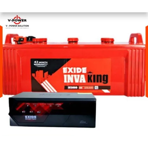 Exide Star 850VA SW Inverter Plus Exide 12V 150AH Batrery
