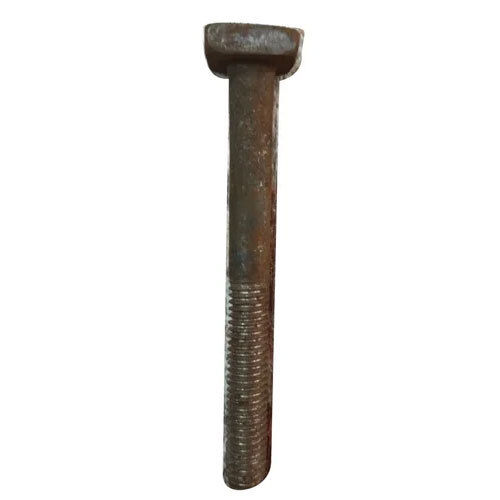 Mild Steel Square Head Bolt - Color: Black