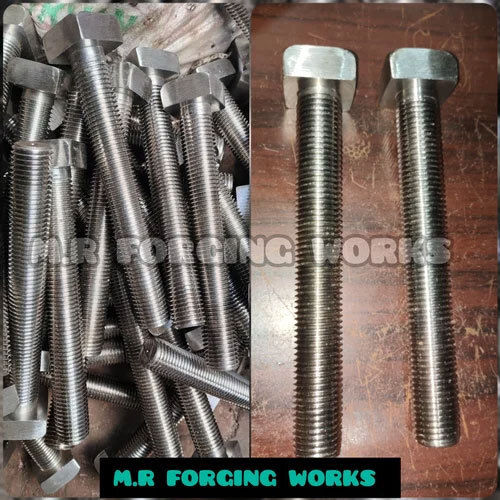 Ss Square Head Bolt - Color: Silver