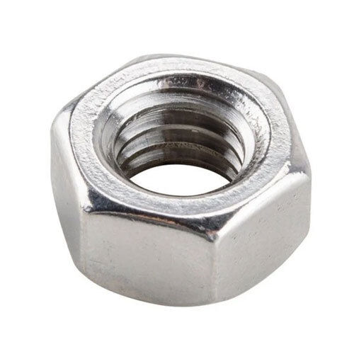 Stainless Steel Hex Nut - Color: Silver