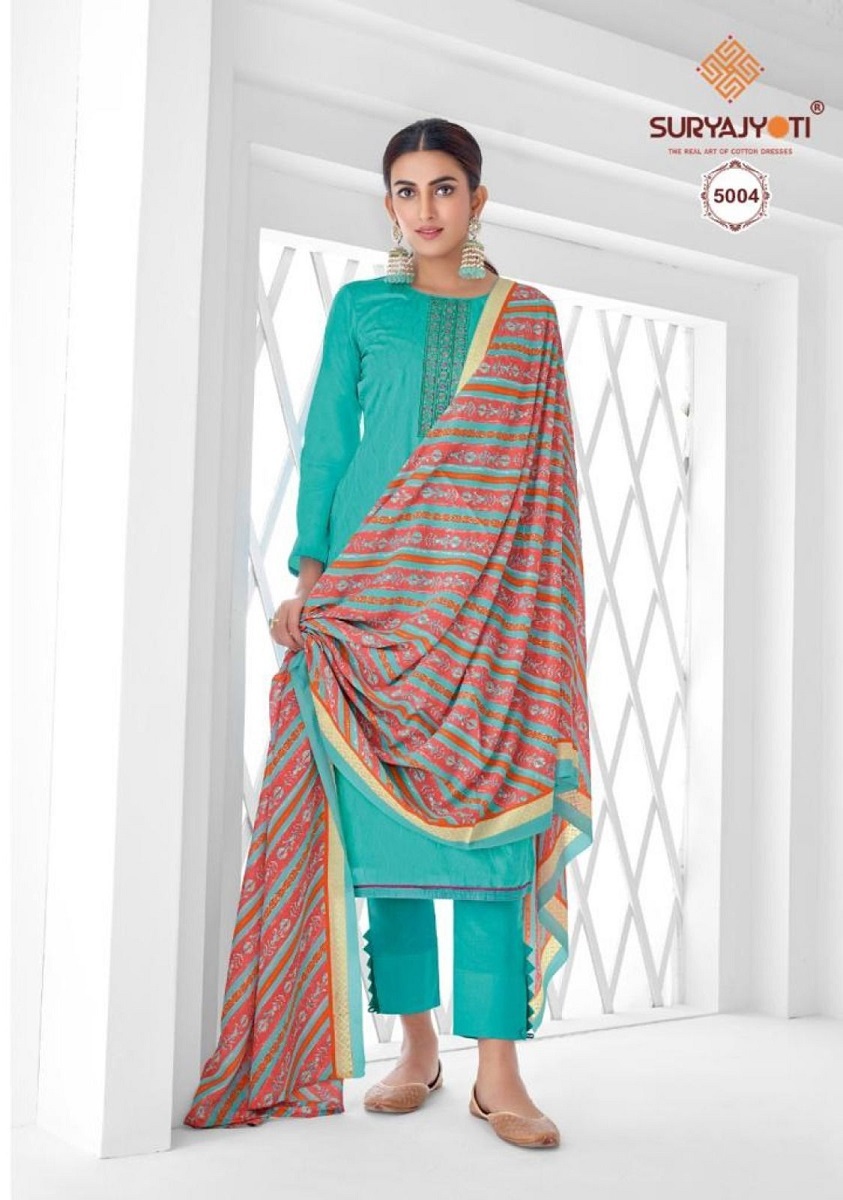 Suryajyoti Nushrat Vol-5 -Dress Material