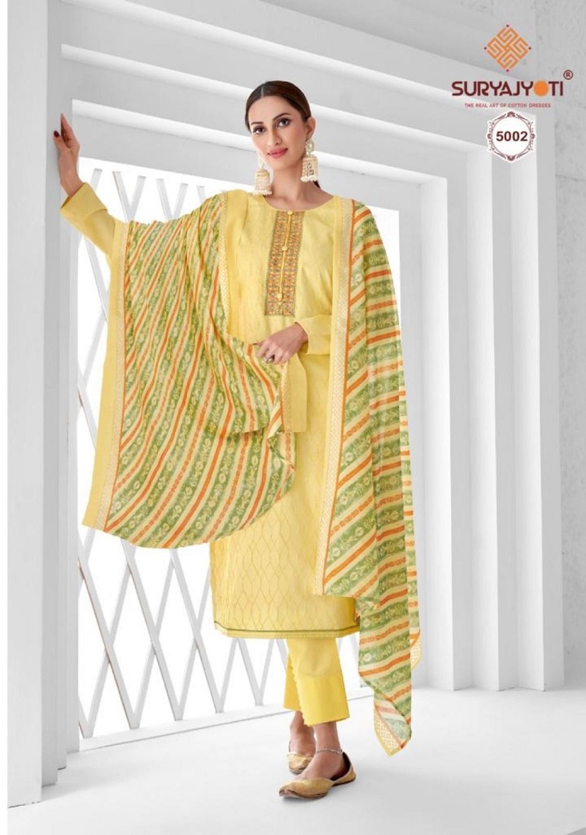 Suryajyoti Nushrat Vol-5 -Dress Material