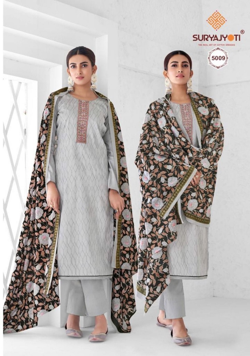 Suryajyoti Nushrat Vol-5 -Dress Material