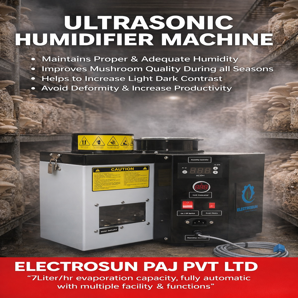 230 V Ultrasonic Humidifier - Capacity: 5 Liter/Day