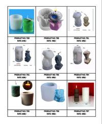 3D Cylinder Candle Moulds