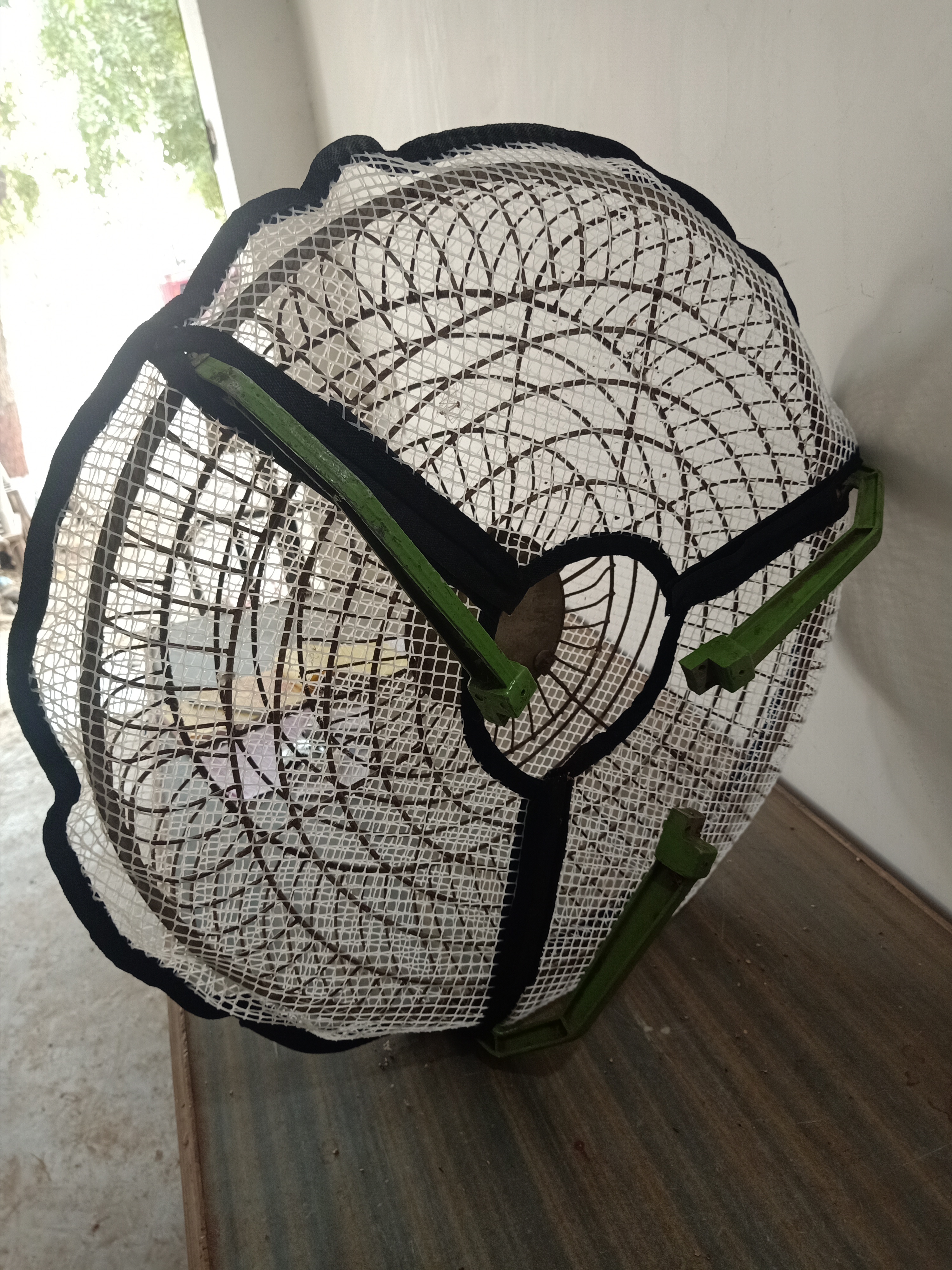 Industrial fan safety net cover