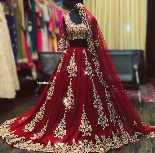 EMBROIDERY  LEHENGA