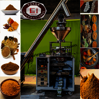 Spices Packing Machine - Mild Steel, 240 Volt, 4-5 Hp | Human Machine Interface Control, Automatic Operation, Suitable For All Masala Types