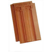 Mangalore Clay Tile - Clay Material, 8mm Thickness, Coated Brown Color | Ideal For Residential Roof Tiles, Exterior Usage