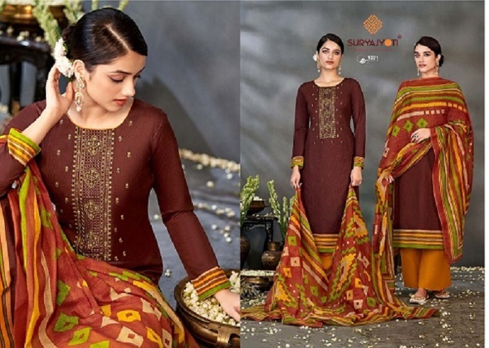Suryajyoti Nazakat Vol-1 -Dress Material