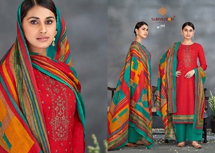 Suryajyoti Nazakat Vol-1 -Dress Material