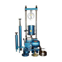 California Bearing Ratio Apparatus - Stainless Steel, Blue | Automatic Electric Interface, 220-240 Volt, Soil Strength Measurement For Pavement Design