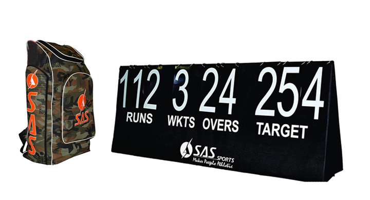 SAS SPORTS Cricket Score Board