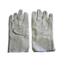 Asbestos Gloves - Asbestos Fabric, Universal Size, White/off-white Color | Reusable, Lightweight, Heat Resistant, High Tensile Strength