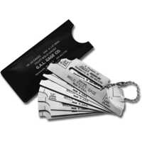 Fillet Weld Gauge - Manual Operation, Portable Design | Precise Measurement For Accurate Fillet Weld Inspection, Conforms To Industry Standards