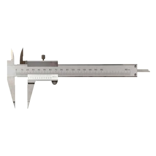 150mm Metric Dial Caliper - 0.02mm Accuracy Hardened Stainless Steel Measuring Tool