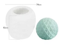 Ball Shape Candle Moulds - High-quality Silicone, Flexible Non-stick Design | Perfect For Epoxy Resin, Soap, Candles, And Unique Crafting