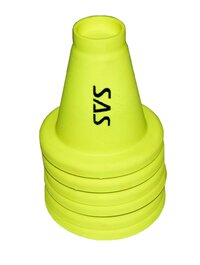 SAS SPORTS TPR Cricket Batting Tee for Cricket Practice (Pack of 6)