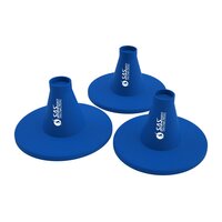 Sas Sports Cricket Pro Batting Tee - Ultra-durable Pvc, Wide Base Batting Tee Set Of 3, Indoor & Outdoor Compatible For Cricket Practice And Training