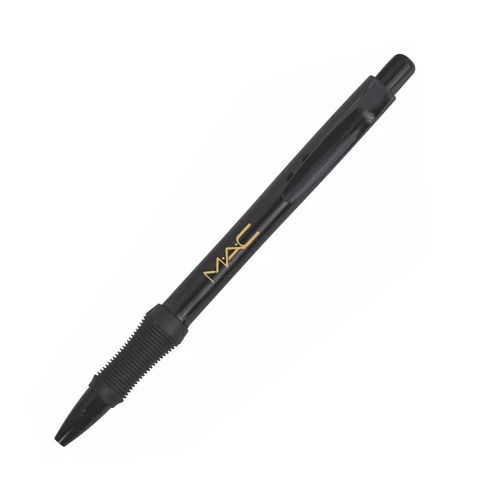 Real Gripper Full Black Ball Pen