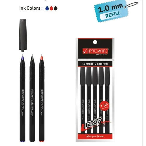 Rite Mate RX7 1.0 mm Black Body Ball Pen