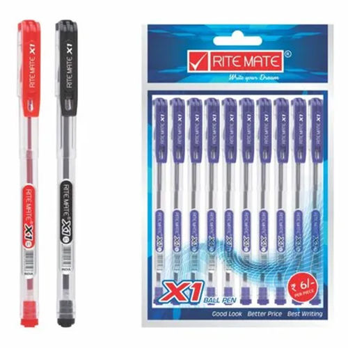 Rite Mate X1 Clear Ball Pen