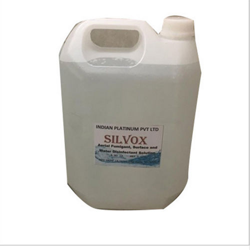 Hydrogen Peroxide & Silver Disinfectant Cleaner - 5 Kg Liquid Solution | Industrial Grade, Non-Toxic, Jasmine Fragrance, ISO Certified, Multipurpose Use