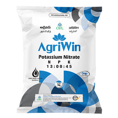 Agriwin Potassium Nitrate 13-00-45 25 1 Kg Application: Agriculture